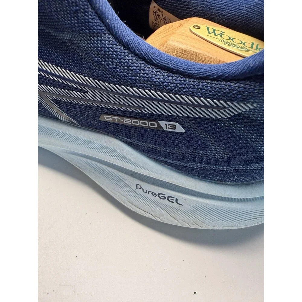 ASICS GT-2000 13 Navy Blue / Light Yellow Men's Running Shoes Size 10.5